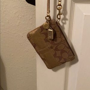Coach wristlet wallet!